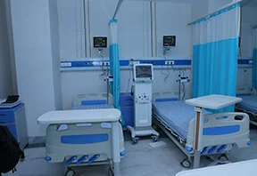 Modern critical care room at Anu Hospitals