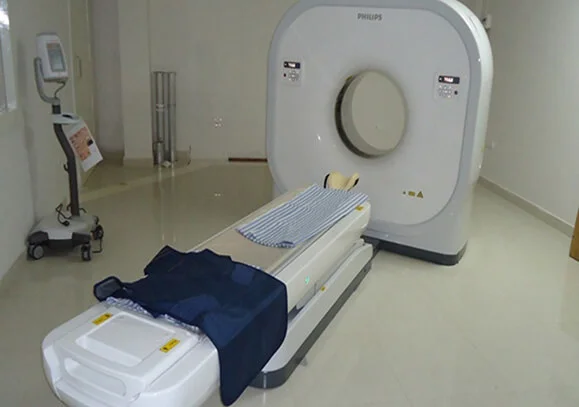 CT scan suite at Anu Hospitals