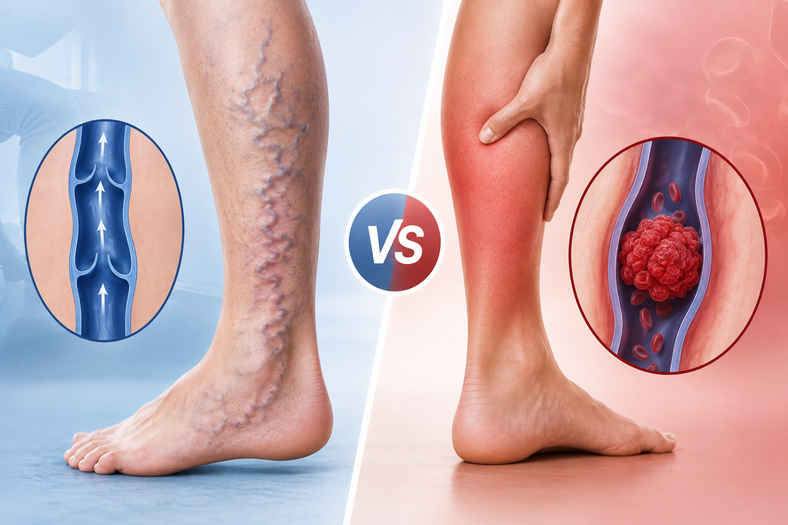 Varicose Veins vs Blood Clots: How to Recognize the Difference